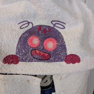 Cute Monster Hooded Towel